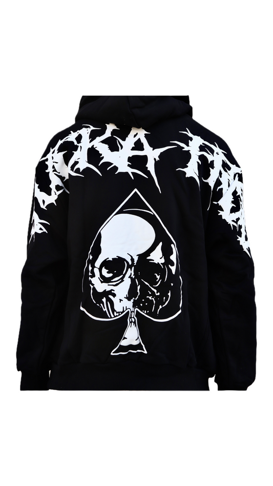 SF SPADE SKULL MULTI UTILITY POCKET HOODIE