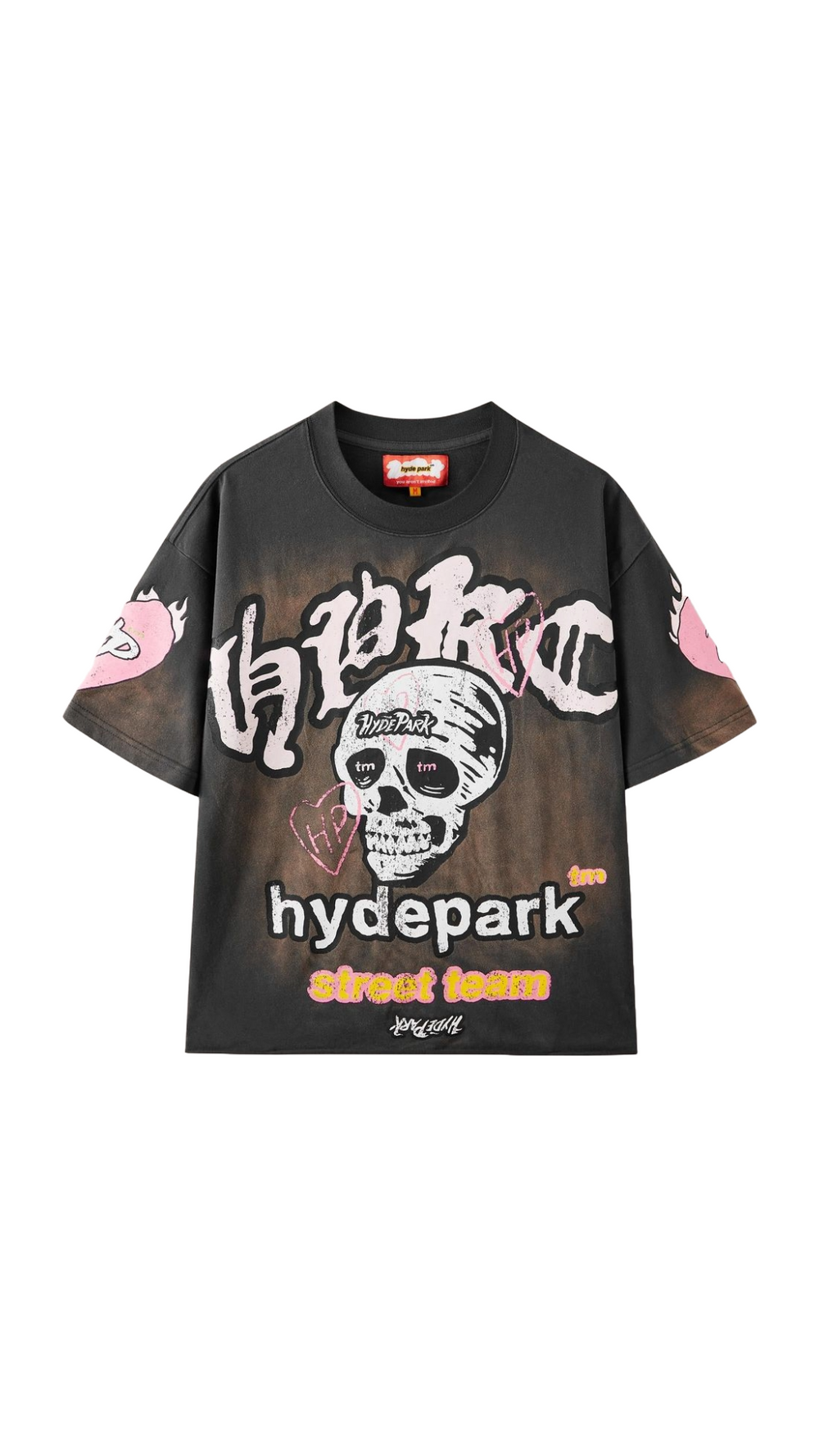 HP STREET TEAM CREW TEE (BUBBLE GUM)