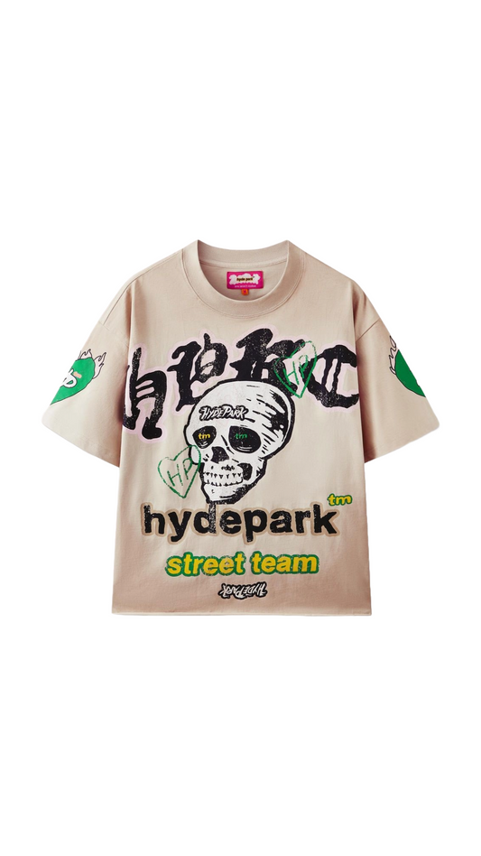 HP STREET TEAM CREW TEE (MINT BB)