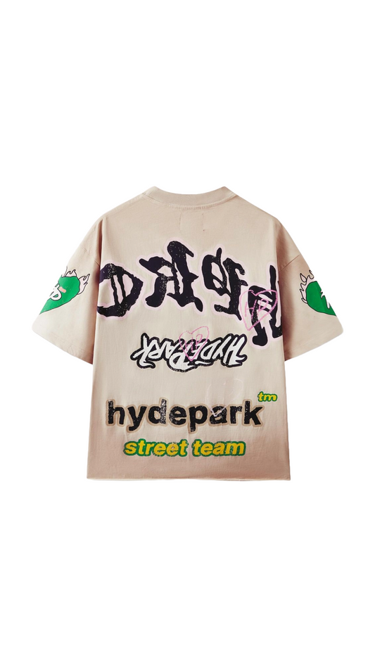 HP STREET TEAM CREW TEE (MINT BB)