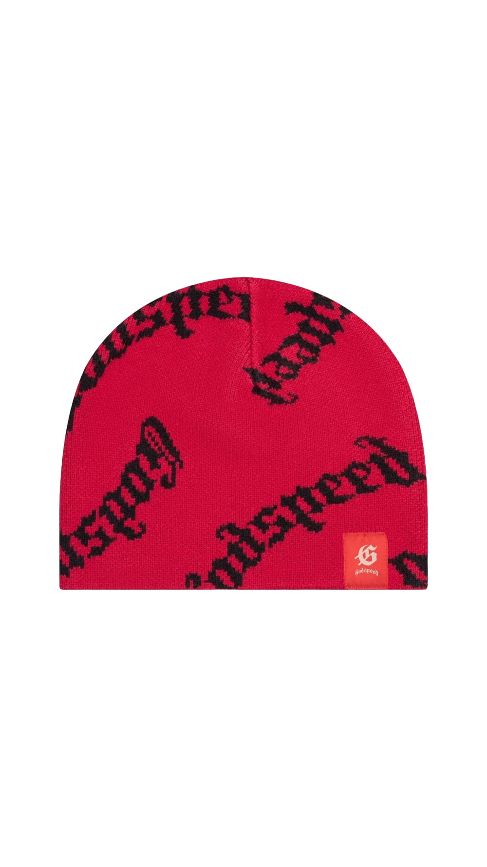 GODSPEED OG LOGO BEANIE (RED)