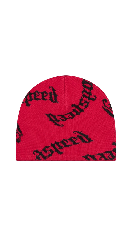 GODSPEED OG LOGO BEANIE (RED)