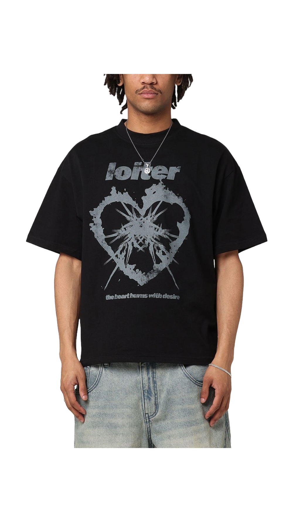 LOITER DESIRE T-SHIRT (BLACK)