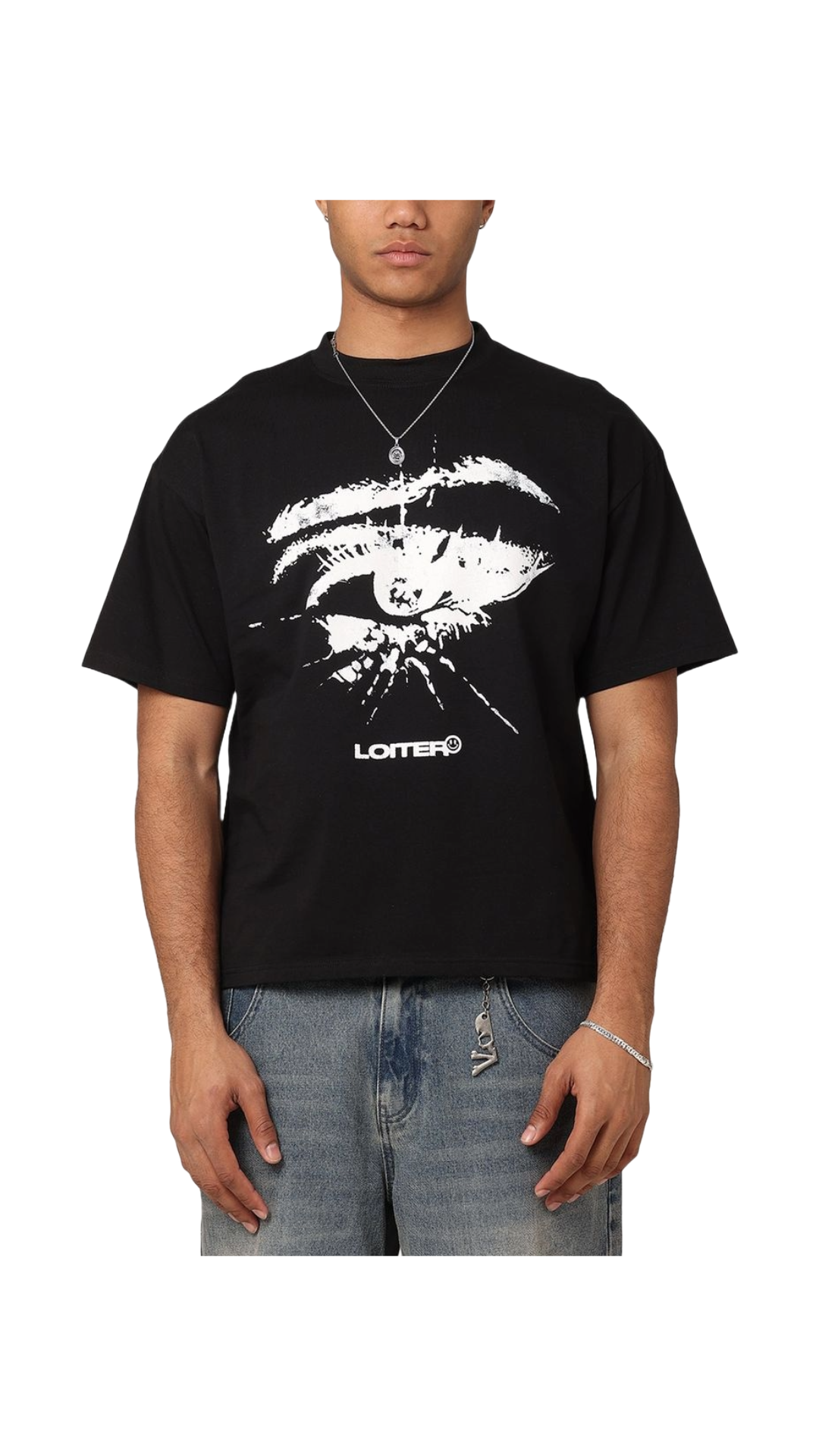 LOITER EYES CAN'T LIE T-SHIRT (BLACK)