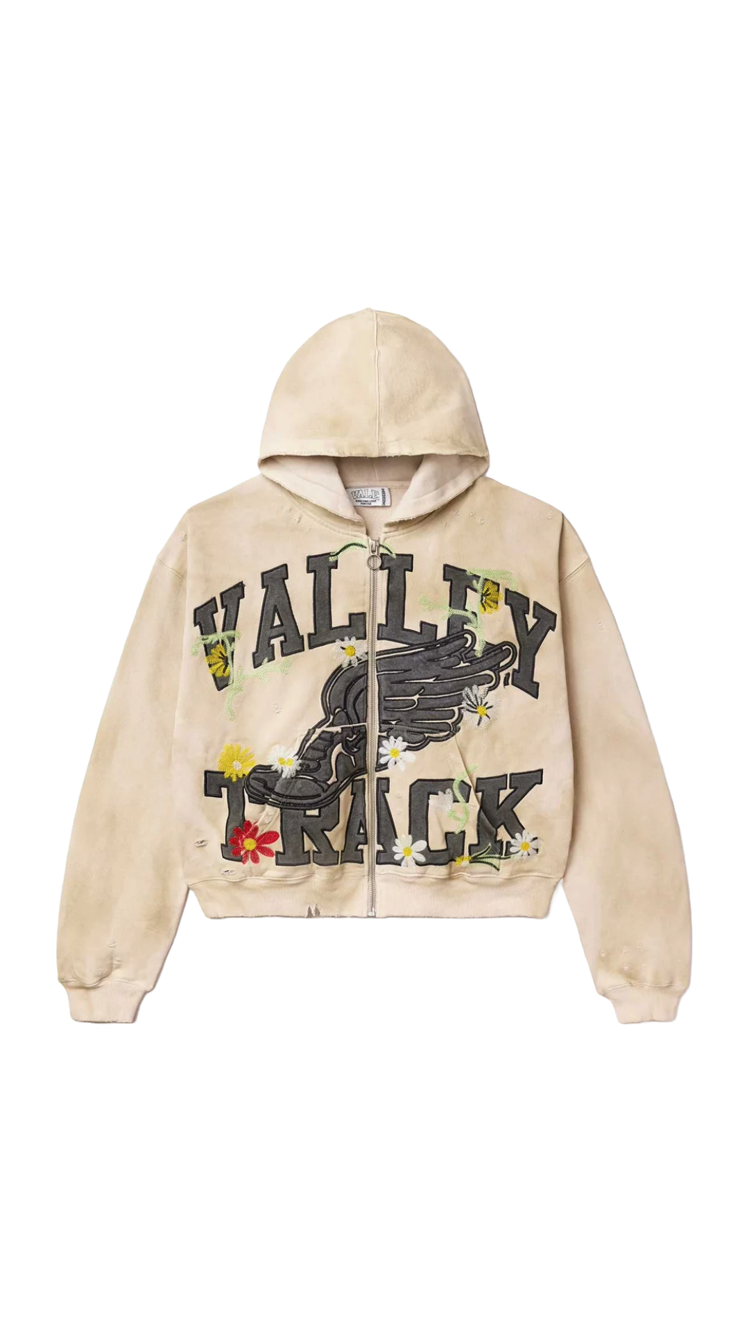 VALE FOREVER BONE GARDEN ZIP UP HOODIE