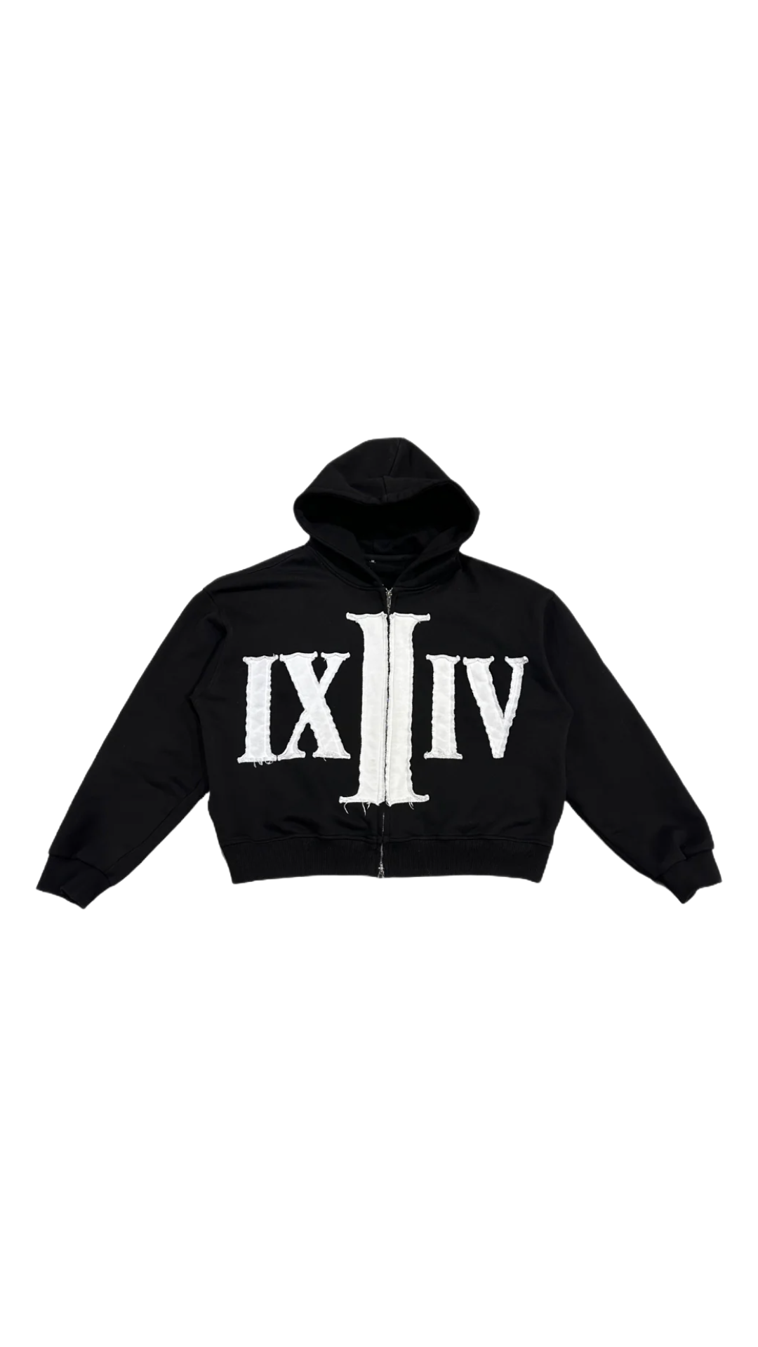 FLOOR914 BLACK NUMERAL ZIP UP