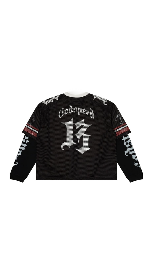 GODSPEED TD LAYERED JERSEY (BLK/RED)