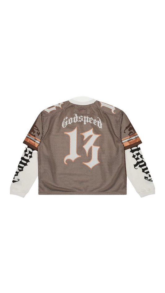 GODSPEED TD LAYERED JERSEY (BRWN/ORG)