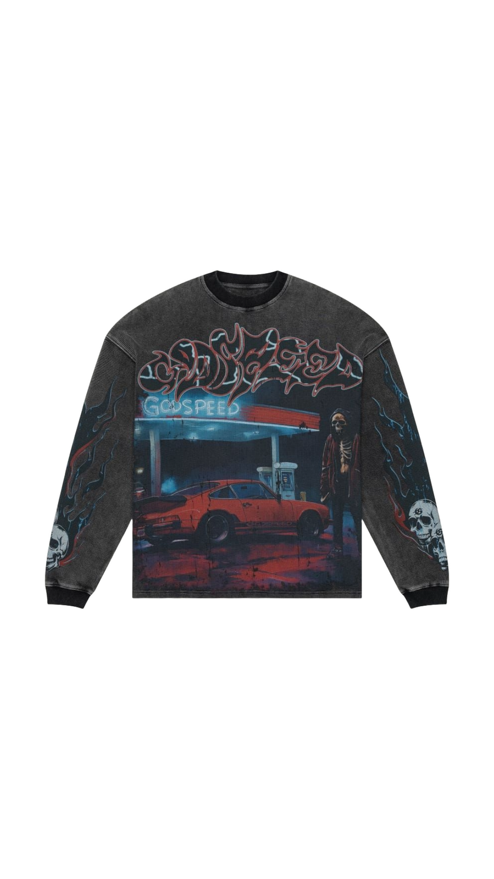 GODSPEED PIT STOP THERMAL LS (BLACK WASH)