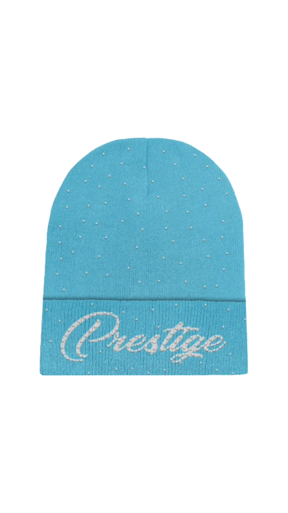 PRESTIGE BLUE RHINESTONE BEANIE