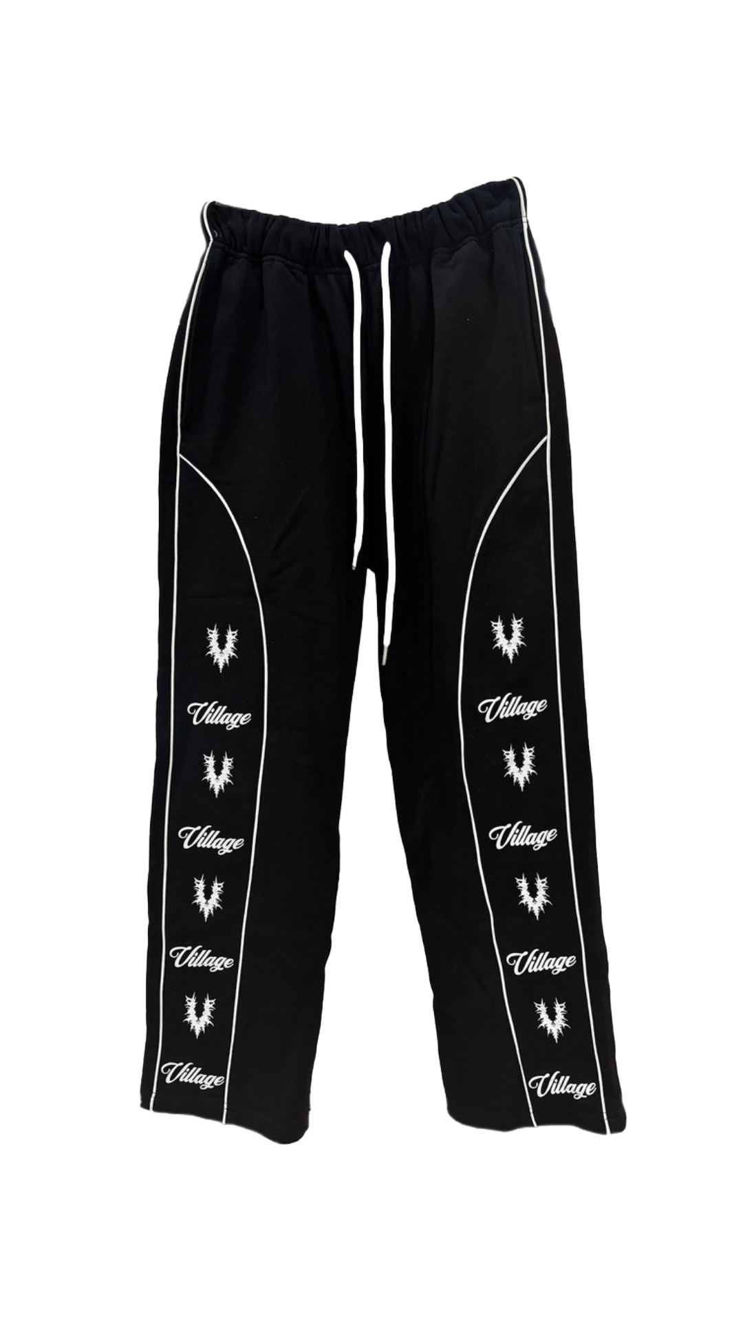 VILLAGE "WASHED" BLACK SWEATPANTS