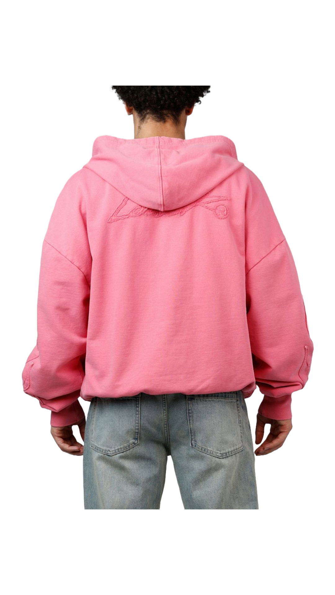 LOITER "INFERNO" PINK HOODIE