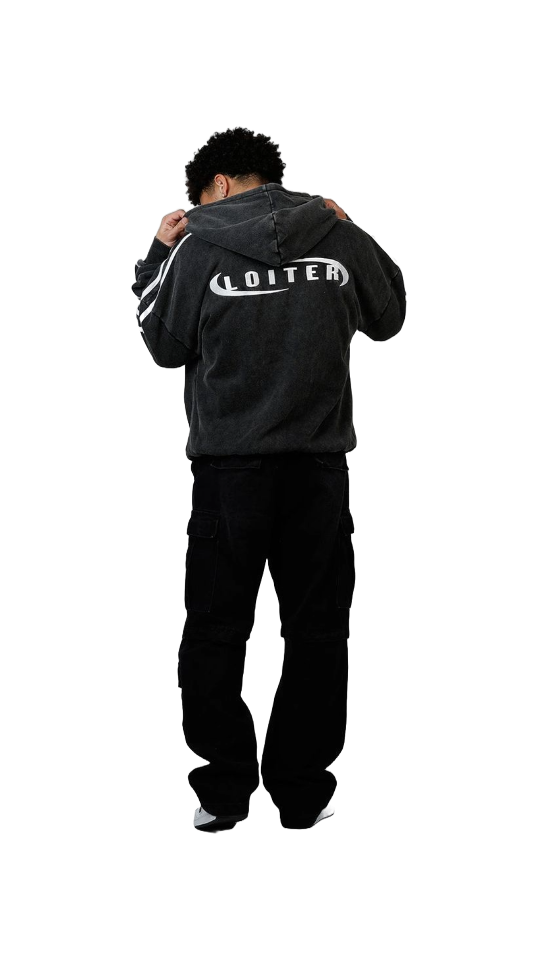 LOITER "NIGHT VISION" BLACK HOODIE