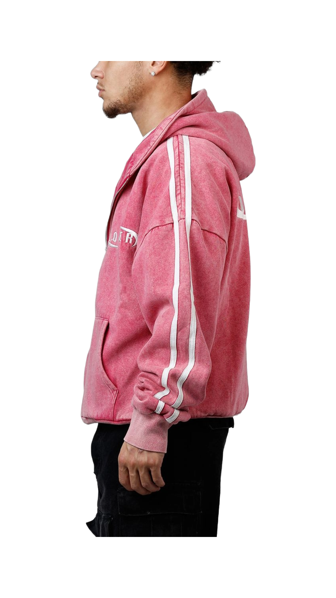 LOITER "NIGHT VISION" PINK HOODIE