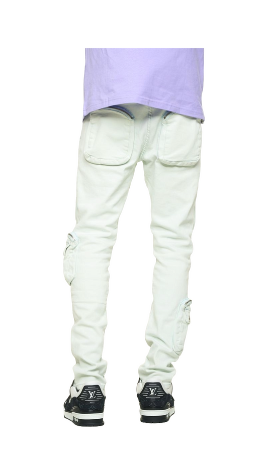 PHEELINGS "LUCID DREAMS" BLUE CARGO SKINNY DENIM