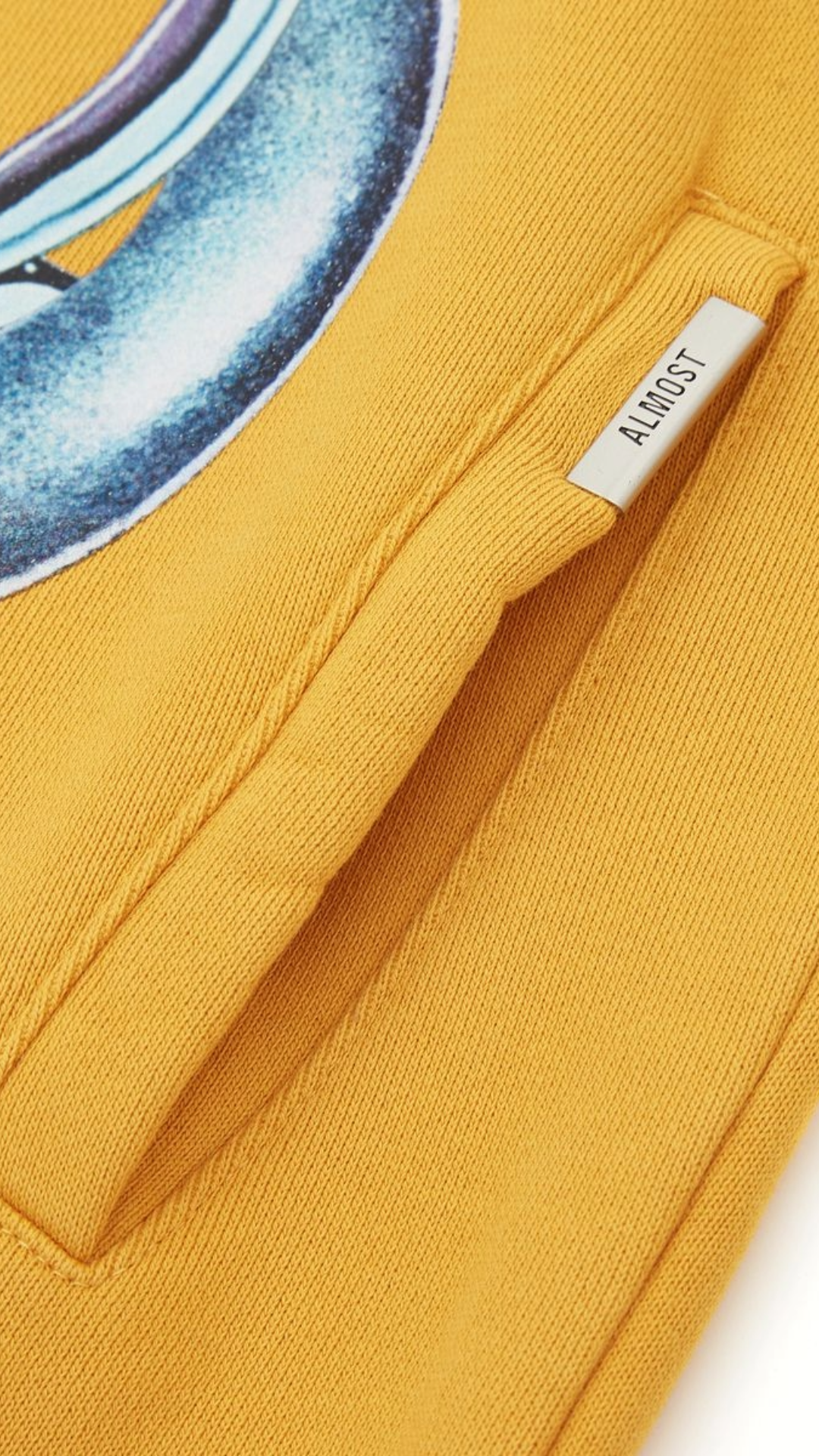 AS MIDNIGHT ZIP UP (YELLOW)