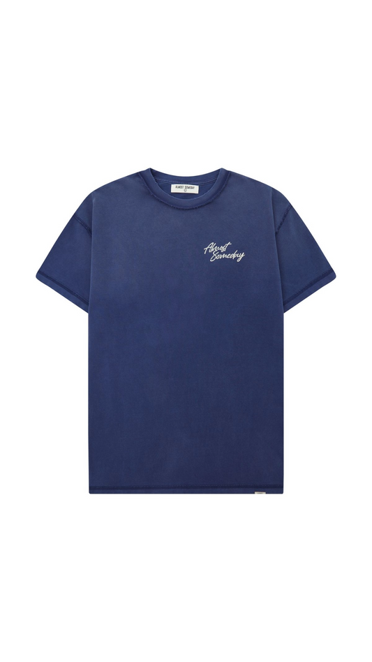 AS SIGNATURE TEE (NAVY)