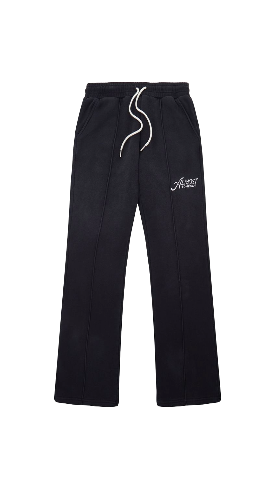 AS MOTTO PLEATED SWEATS (BLACK)