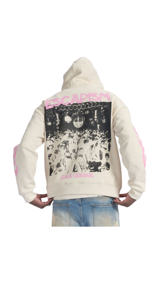 GALA ESCAPISM HOODIE (CREAM)