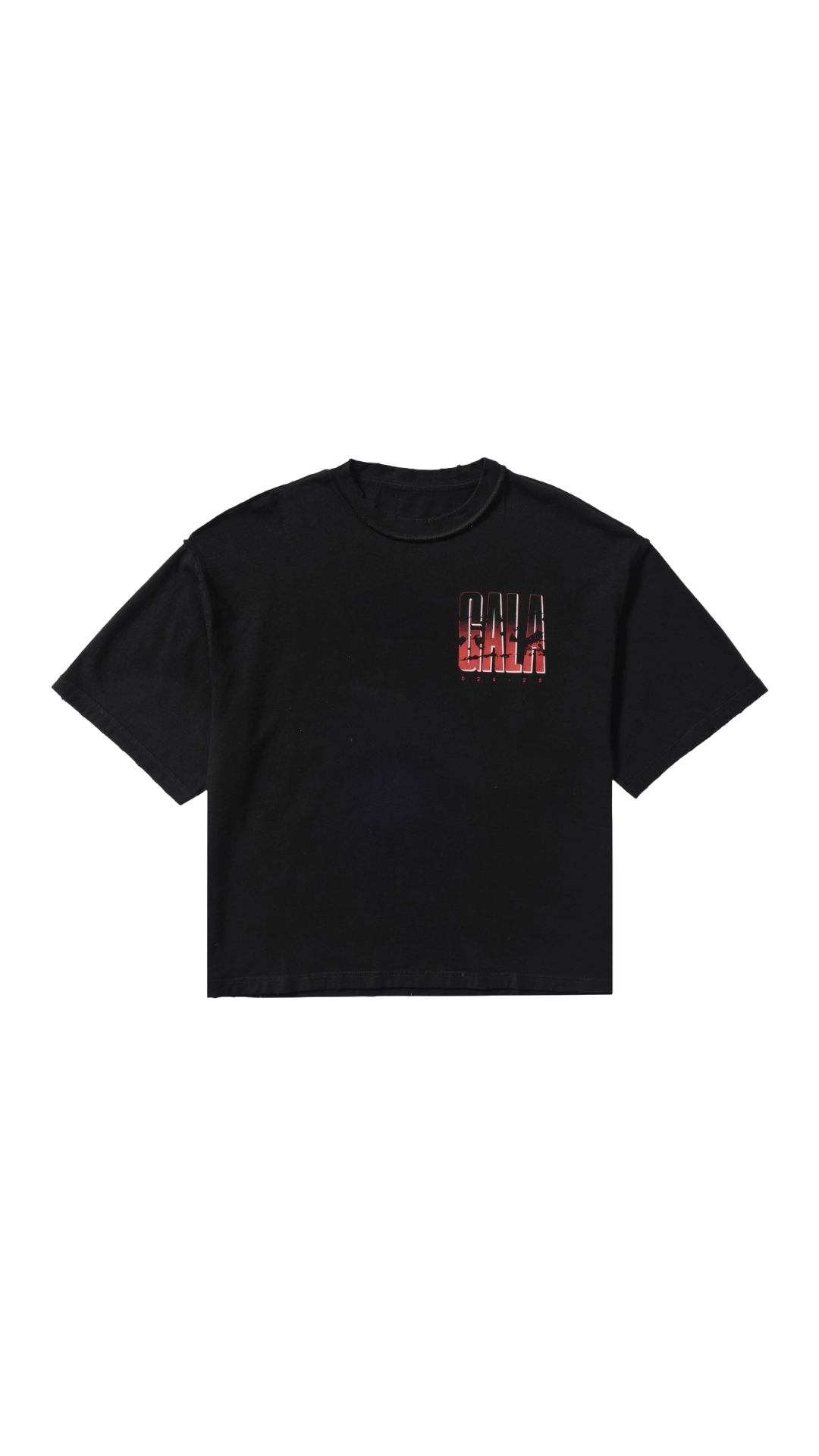 GALA NAME TEE (BLACK/RED)