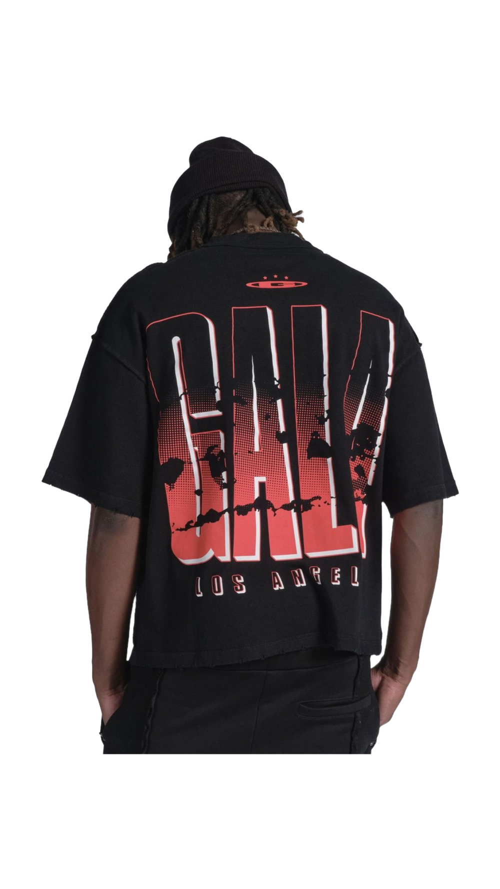 GALA NAME TEE (BLACK/RED)