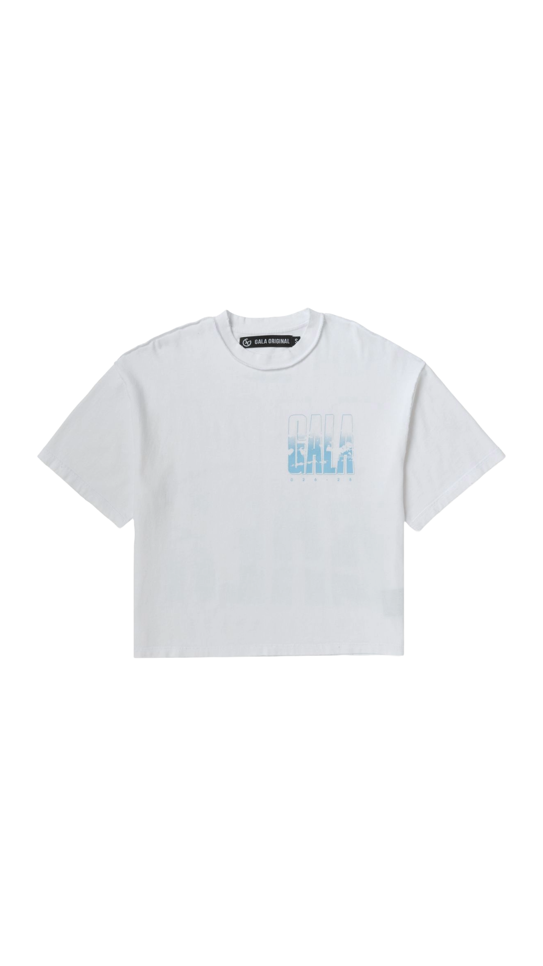 GALA NAME TEE (WHITE/BLUE)