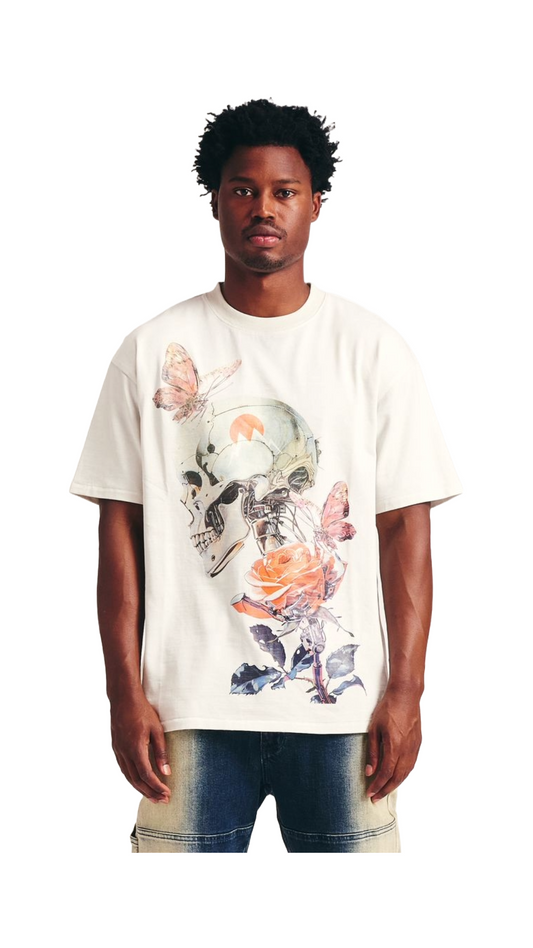 ML ROBOTIC COLLAGE TEE - OFF WHITE