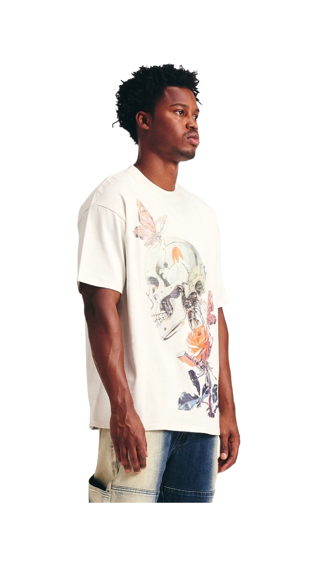 ML ROBOTIC COLLAGE TEE - OFF WHITE