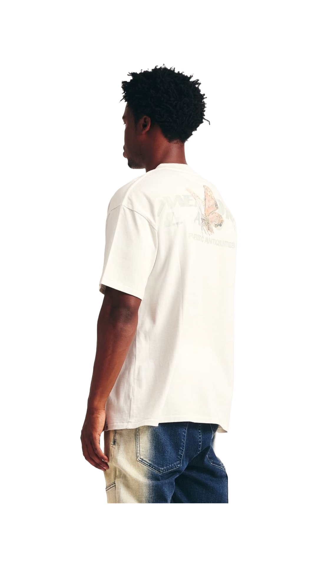 ML ROBOTIC COLLAGE TEE - OFF WHITE