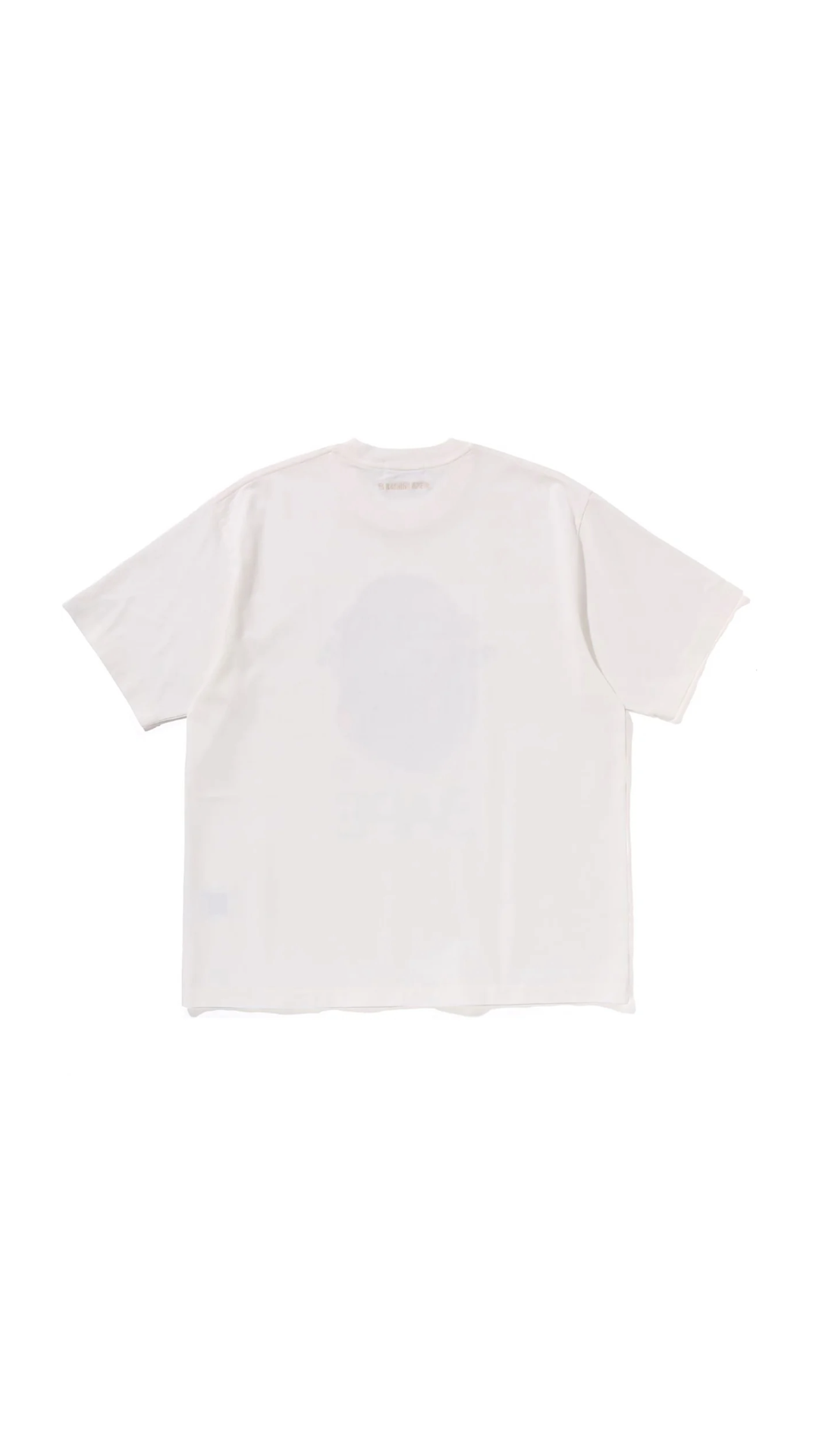 BAPE GARMENT DYE RHINESTONE TEE (WHITE)