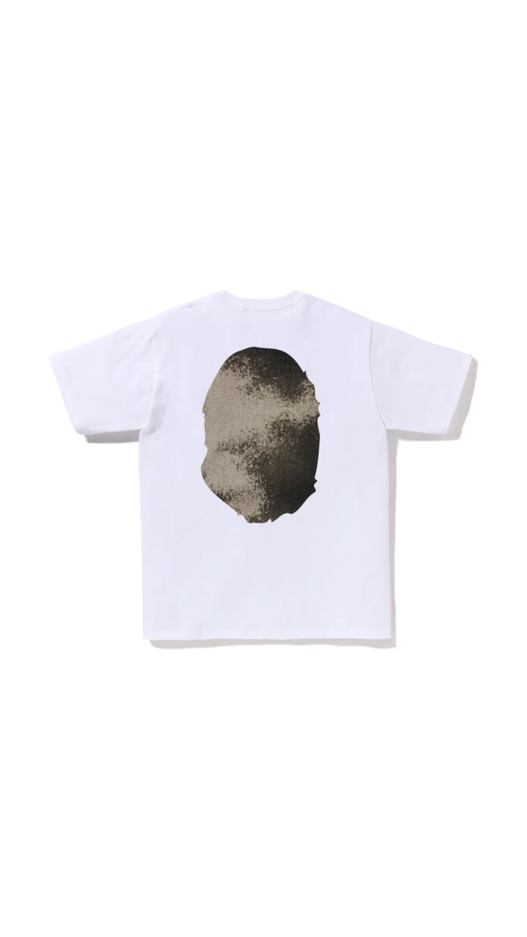 BAPE HIGH TONE BLEACH TEE (WHITE)