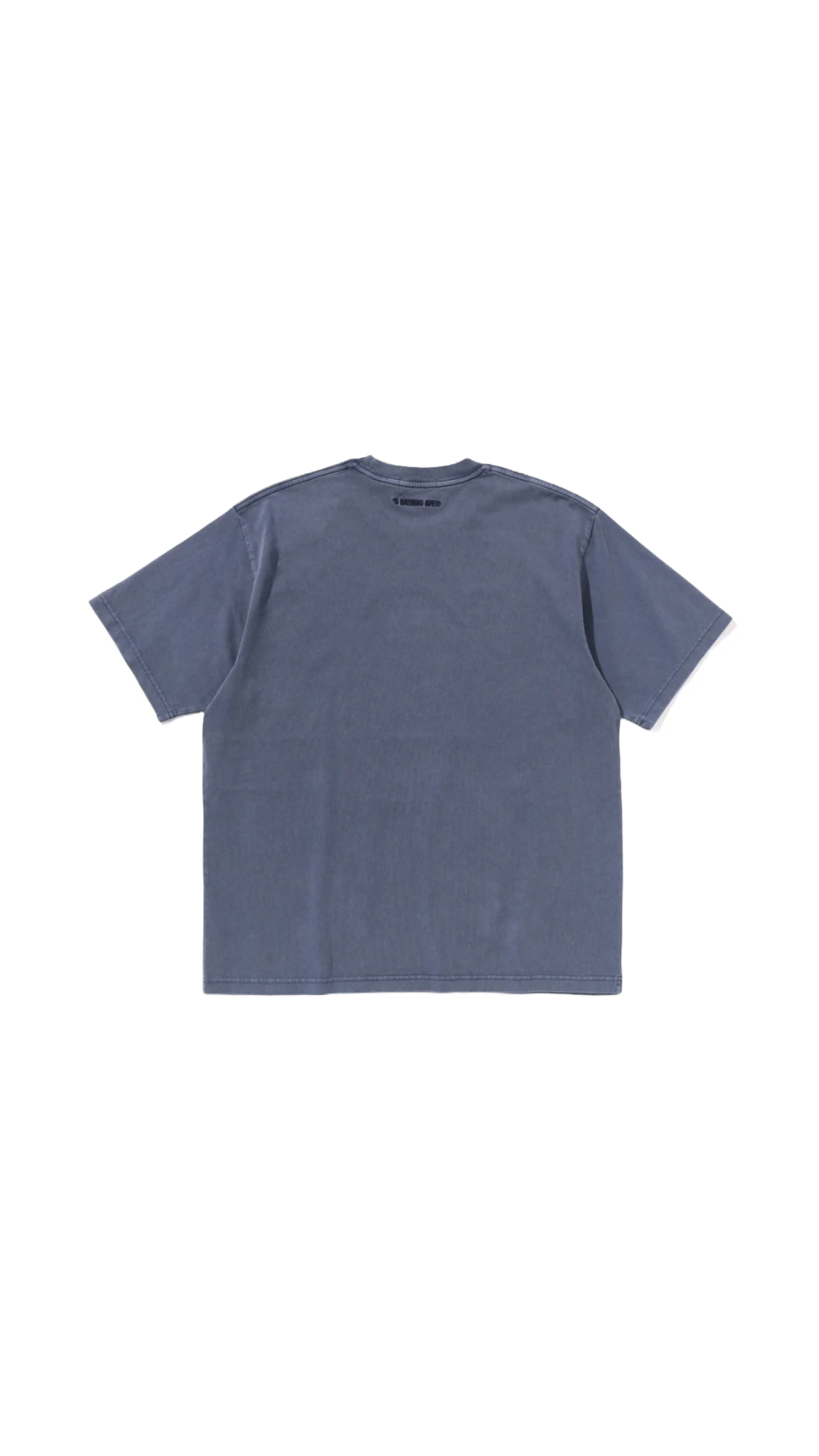 BAPE GARMENT DYE RHINESTONE TEE (CHARCOAL)