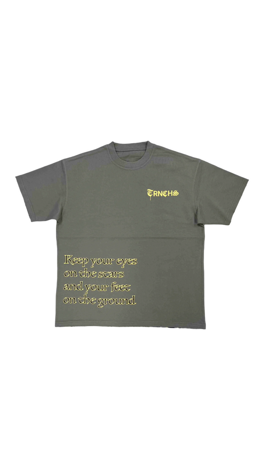 TRNCHS "ACHIEVER" GREY TEE