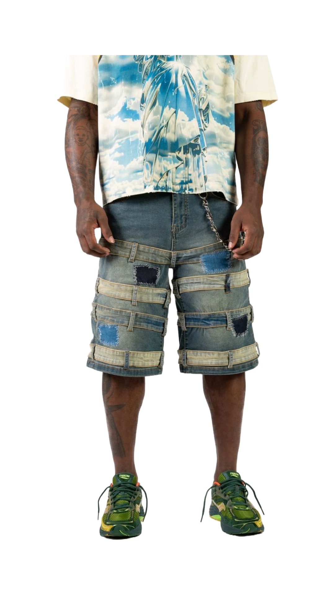 RELPASE "I-MAD" VINTAGE JEAN SHORTS