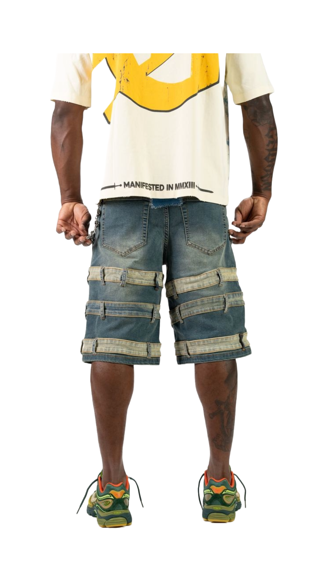 RELPASE "I-MAD" VINTAGE JEAN SHORTS