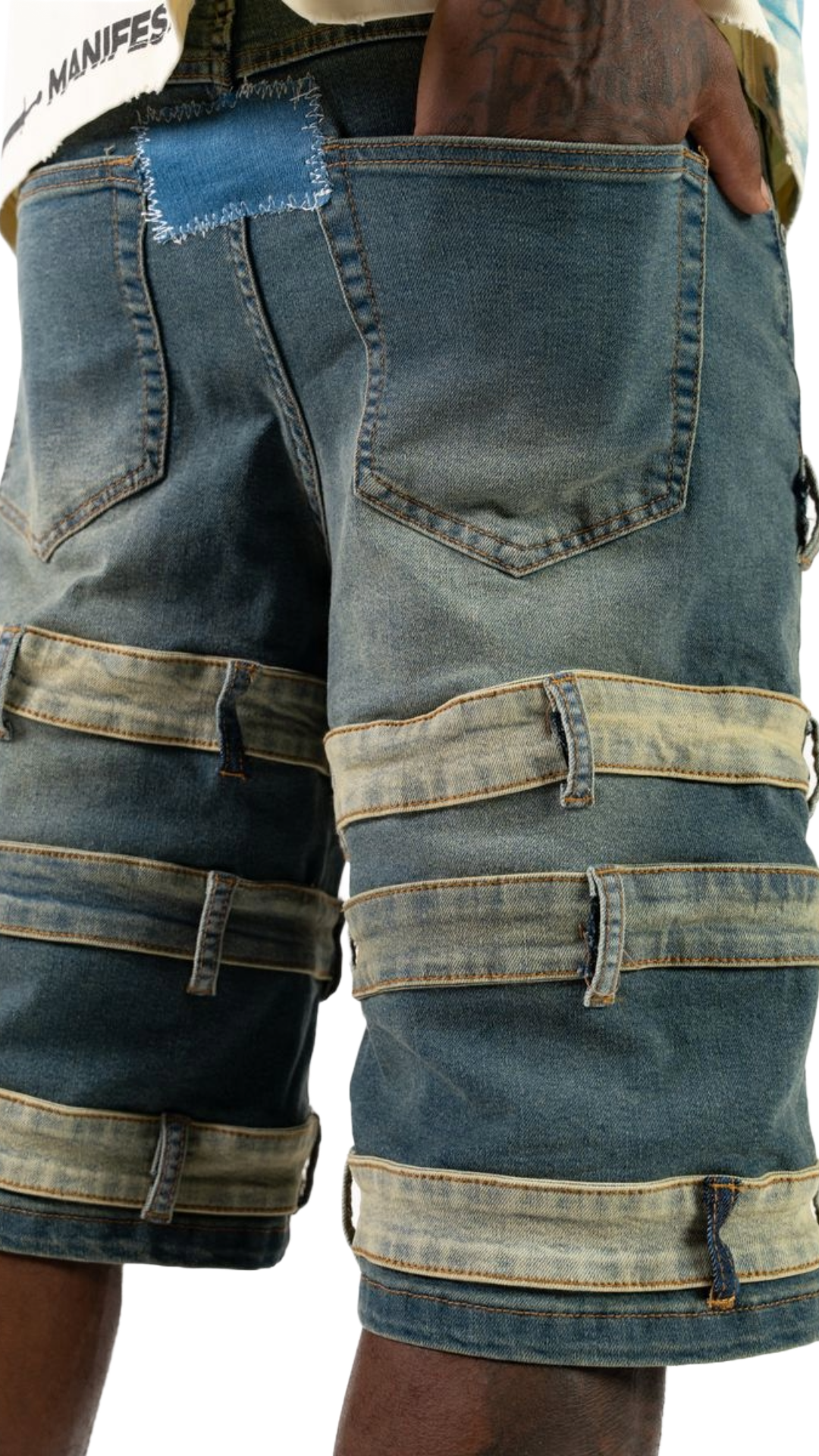 RELPASE "I-MAD" VINTAGE JEAN SHORTS