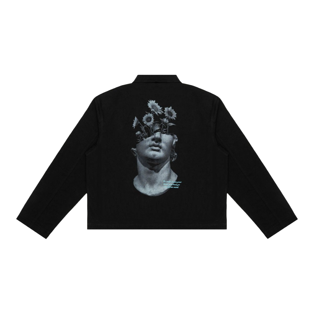 BAO TRELLIS - ZIP JACKET (BLACK)
