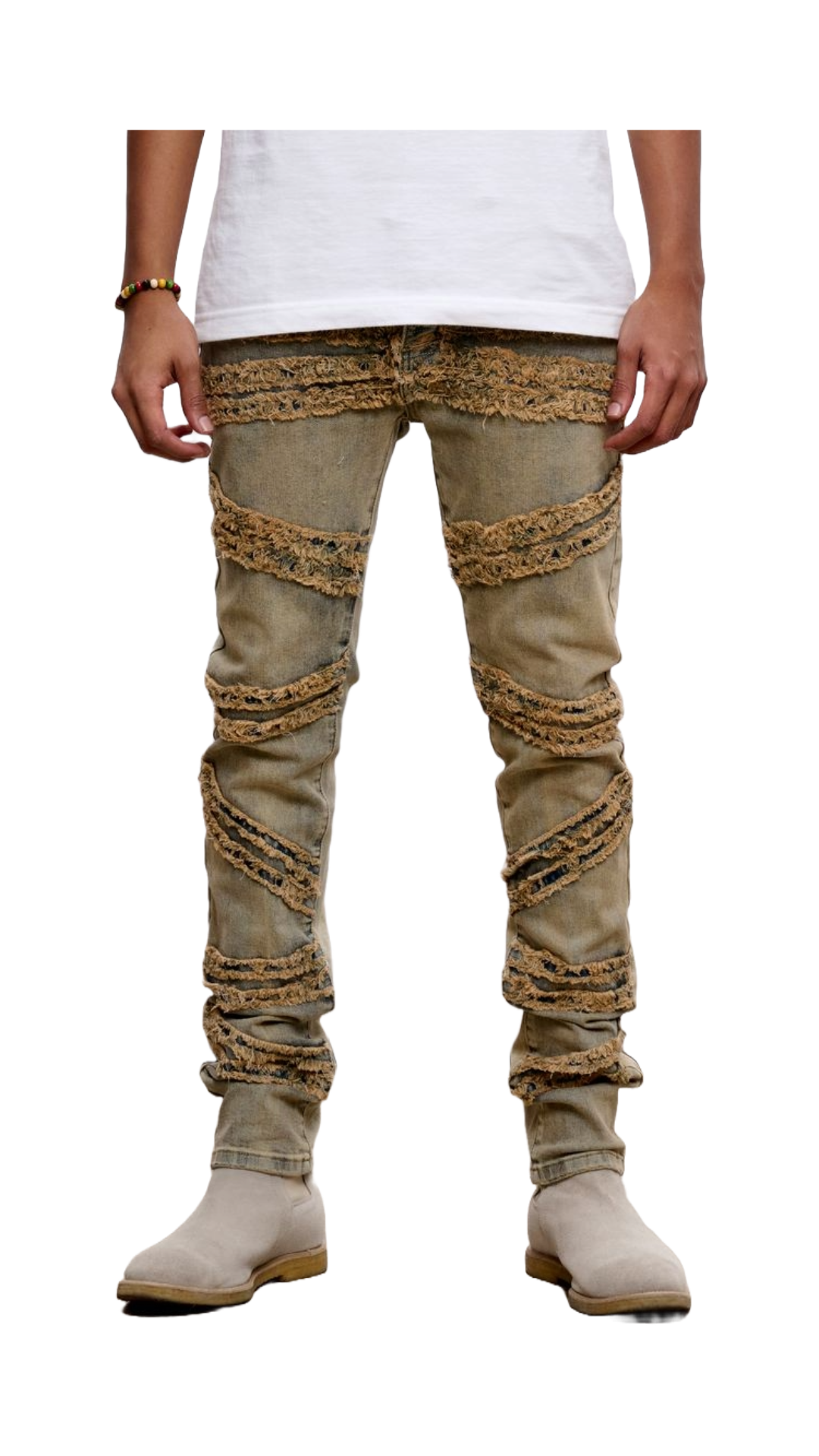 ANOM "ZIGZAG" DIRTY WASH DENIM