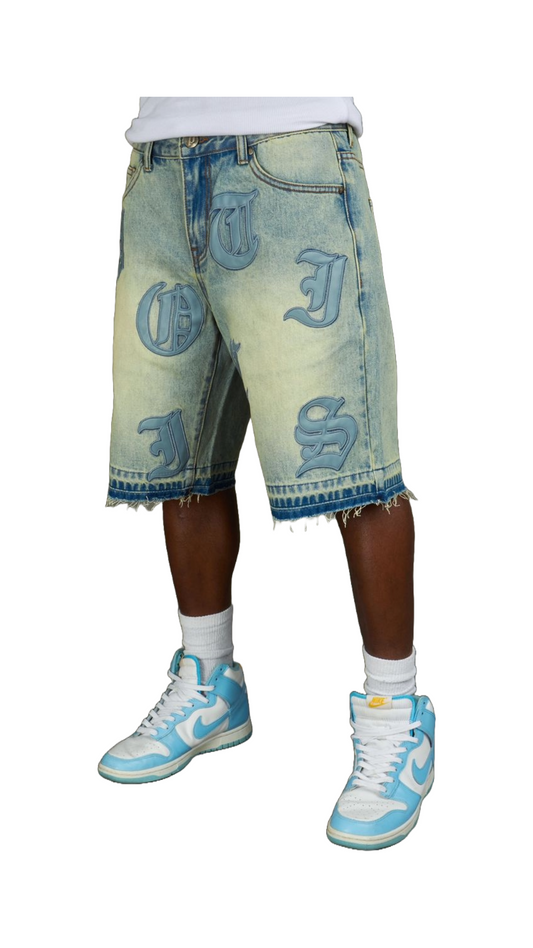 POLITICS "BETZ" SHORTS (BLUE WASH)