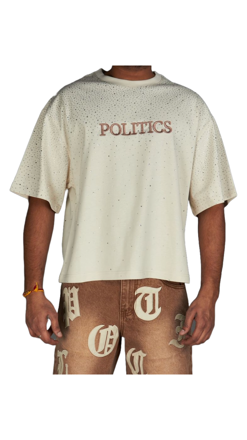 POLITICS "BINGLEY" TEE (CREAM)