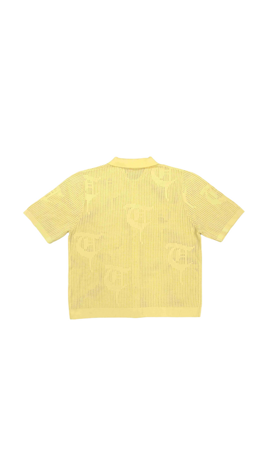 TRNCHS "BAHR" LIGHT YELLOW BUTTON UP