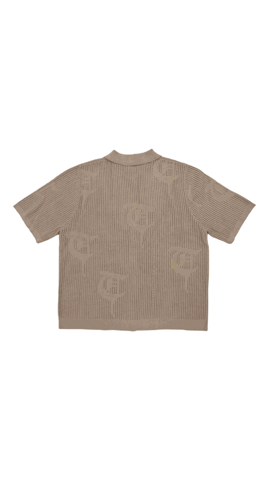 TRNCHS "BAHR" KHAKI BUTTON UP