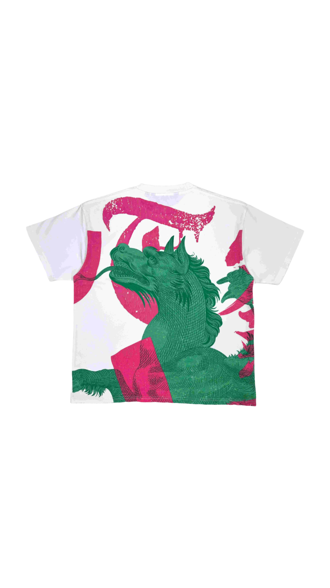 TRNCHS "DRAGON" WHITE TEE