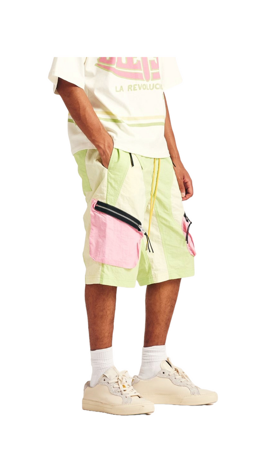 DSM NYLON MX SHORT (VOLT/PINK)