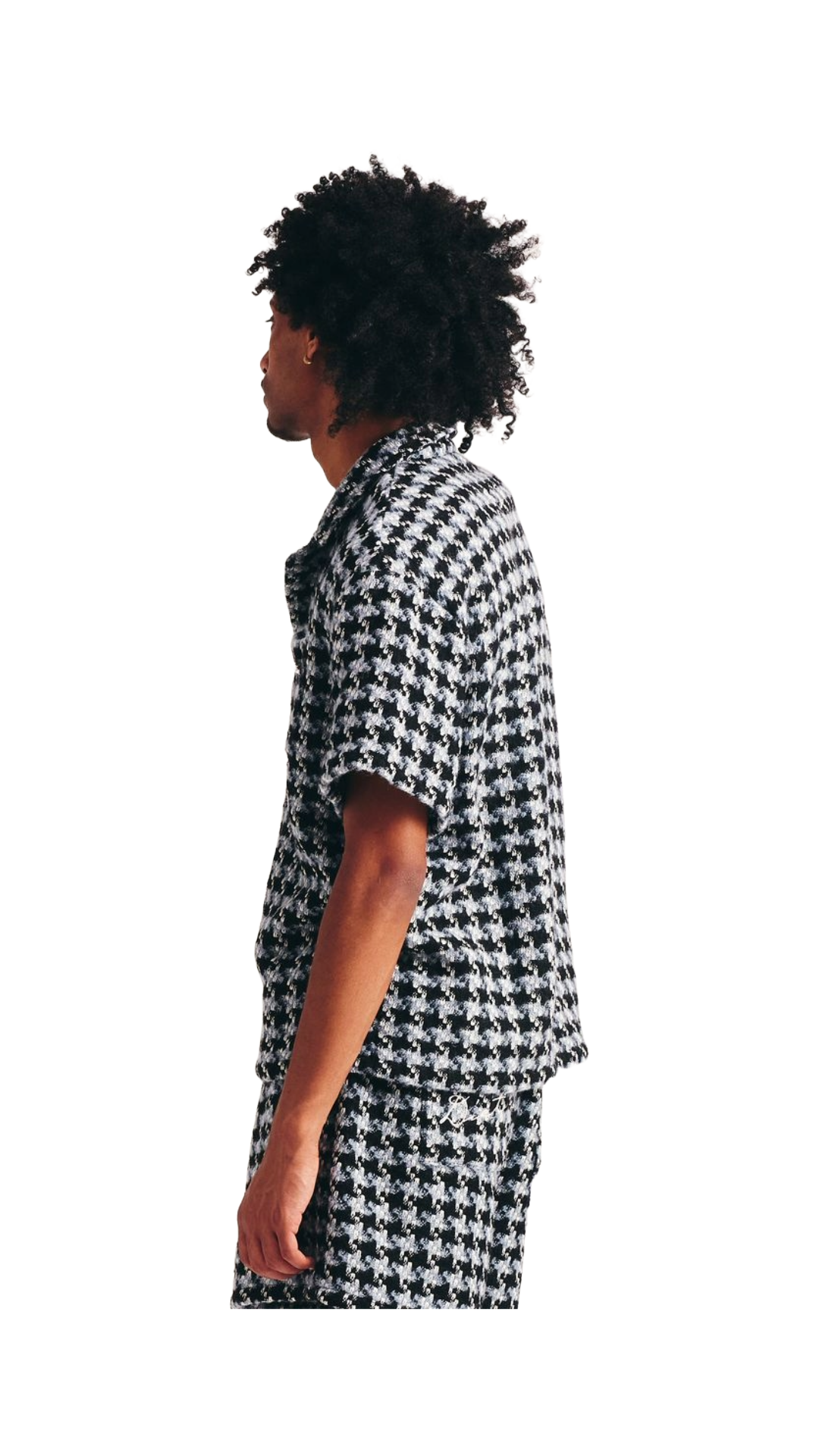 DSM TWEED BUTTON UP (BLUE MULTI)