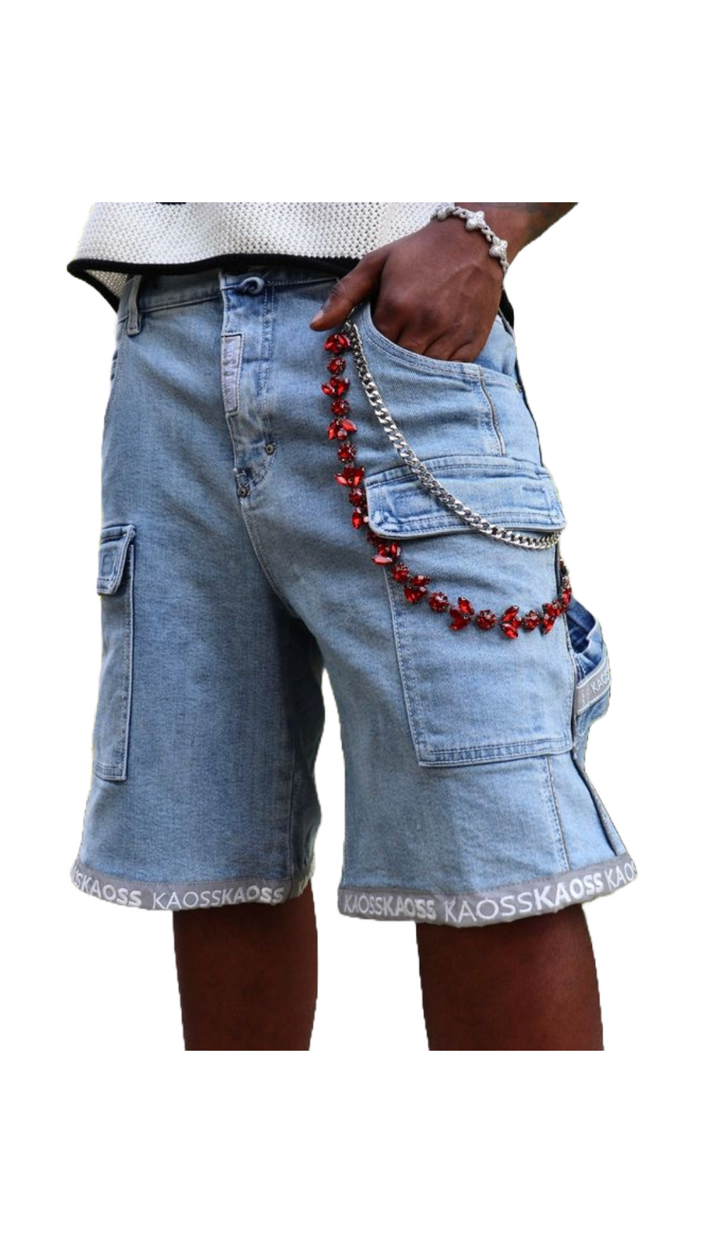 KAOSS 3M SHORTS (BLUE/WHITE)