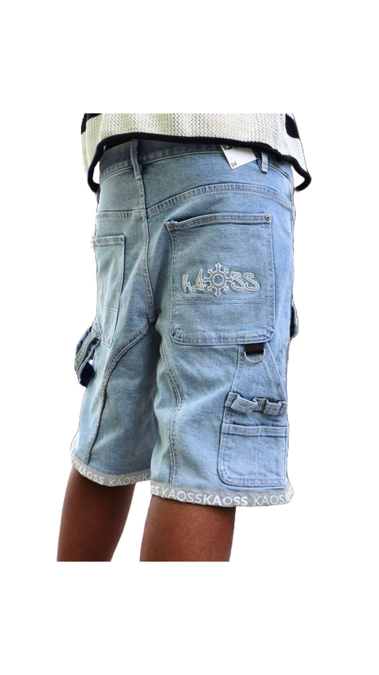 KAOSS 3M SHORTS (BLUE/WHITE)