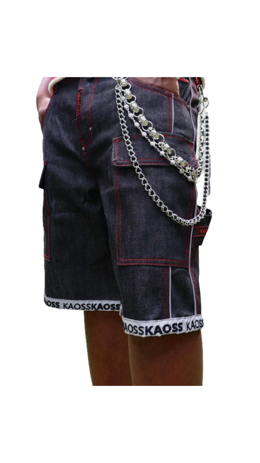 KAOSS 3M SHORTS (BLK/RED)