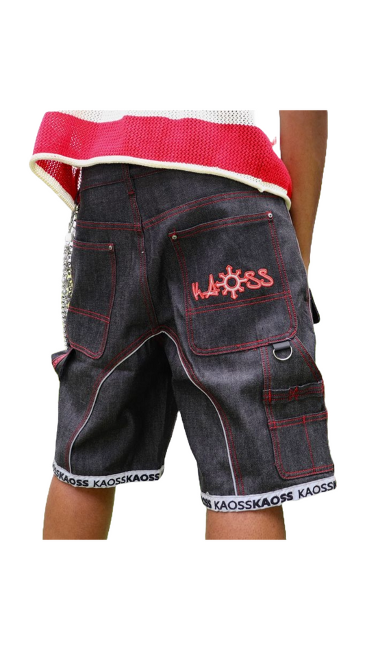 KAOSS 3M SHORTS (BLK/RED)
