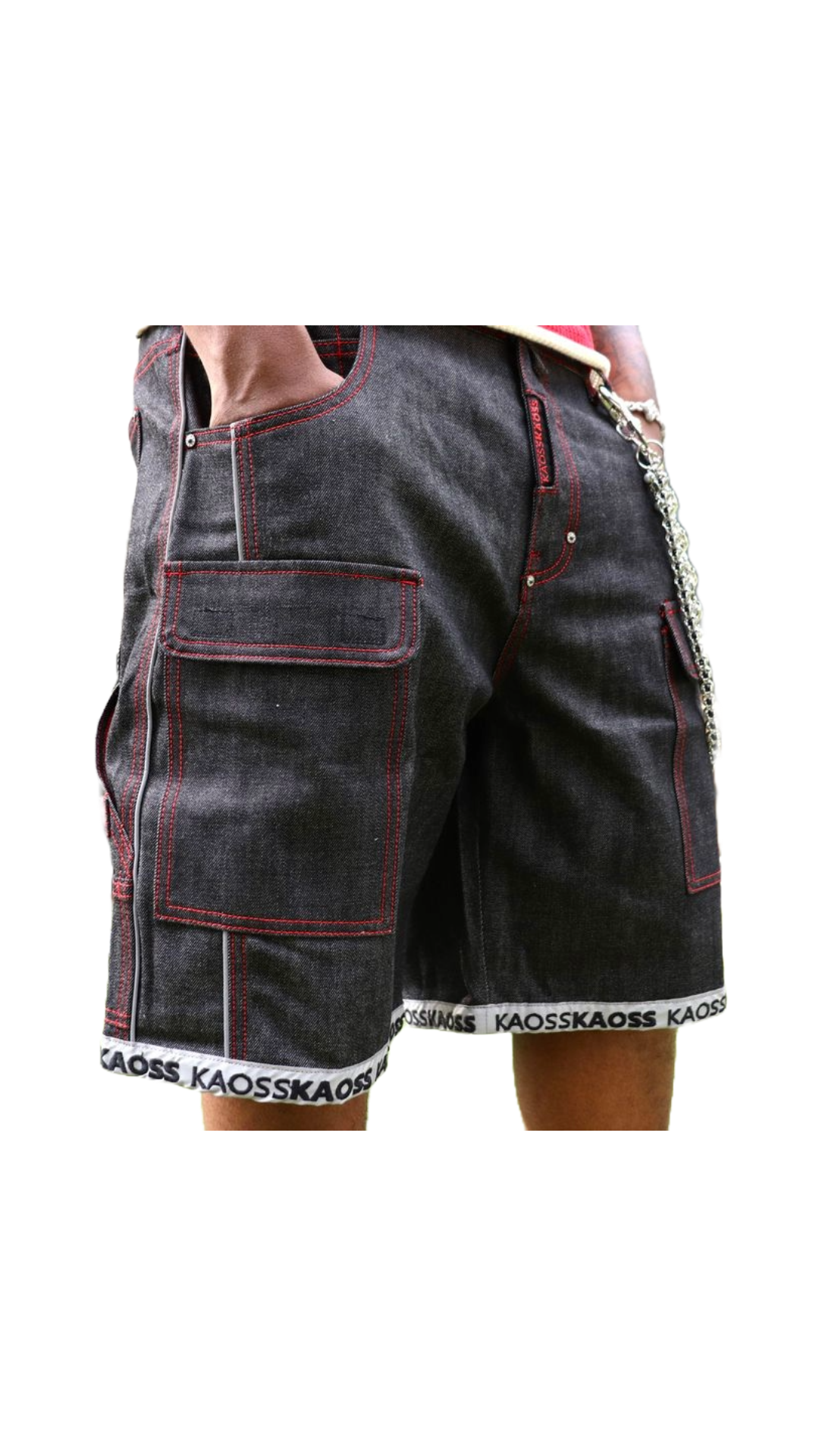 KAOSS 3M SHORTS (BLK/RED)